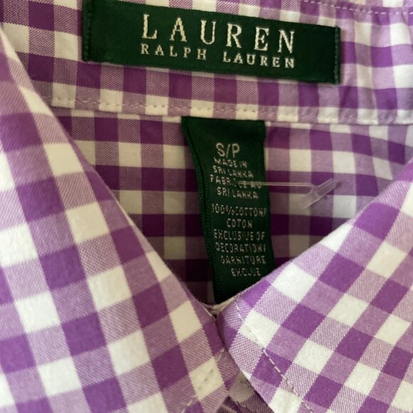 Lauren Ralph Lauren Women Button Down Shirt, 100% cotton, size S/P, like new - Picture 4 of 6